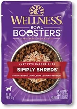 Wellness Bowl Boosters Simply Shreds Variety Pack, 2.8 Ounce Pouch (Pack Of 12) -Zoomie Shop 417whIcU7bL. AC