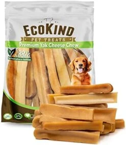 EcoKind Pet Treats Premium Gold Himalayan Yak Cheese Dog Chew, Gluten Free, Lactose Free, All Natural Chews For Small To Large Dogs | Keeps Dogs Busy & Enjoying, Indoors & Outdoor Use, 1 Lb. Bag -Zoomie Shop 418 5n0iLCL. AC