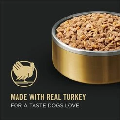 Purina Pro Plan Senior Dog Food Wet Gravy, BRIGHT MIND 7+ Turkey And Brown Rice Entree - (8) 10 Oz. Tubs 7 Purina Pro Plan Senior Dog Food Wet Gravy, BRIGHT MIND 7+ Turkey And Brown Rice Entree - (8) 10 Oz. Tubs -Zoomie Shop 418f6iaKehL