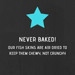 TickledPet Fish Skin Dog Treats - Icelandic Wild Caught Cod - Single Ingredient Grain Free Chews 7 TickledPet Fish Skin Dog Treats - Icelandic Wild Caught Cod - Single Ingredient Grain Free Chews -Zoomie Shop 418grLKy7nL