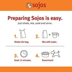 Sojos Complete Turkey & Salmon Recipe Senior Grain-Free Freeze-Dried Raw Dog Food, 7 Pound Bag -Zoomie Shop 418wErpIxhL