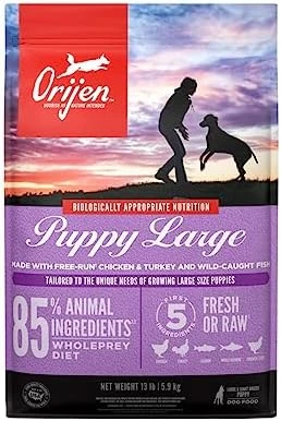 ORIJEN Puppy Dry Dog Food, Grain Free Dry Dog Food For Puppies, Fresh Or Raw Ingredients, 23.5lb 12 ORIJEN Puppy Dry Dog Food, Grain Free Dry Dog Food For Puppies, Fresh Or Raw Ingredients, 23.5lb - Image 12