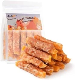 ASMPET Sweet Potato Dog Treats Fries, Healthy Natural Low Fat Grain Free Treats, Gluten Free Vegetarian Snack Gift For Small Medium & Large Dogs, Vegan Dog Chews 11 Ounce 10 ASMPET Sweet Potato Dog Treats Fries, Healthy Natural Low Fat Grain Free Treats, Gluten Free Vegetarian Snack Gift For Small Medium & Large Dogs, Vegan Dog Chews 11 Ounce -Zoomie Shop 419Czy3trdL. AC
