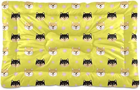 Ultra Soft Dog Cat Crate Bed Blanket-Colorful Paw Prints And Bones Fluffy Pet Bed All Season-Short Pile-Anti-Slip Pet Beds 24"x18" 8 Ultra Soft Dog Cat Crate Bed Blanket-Colorful Paw Prints And Bones Fluffy Pet Bed All Season-Short Pile-Anti-Slip Pet Beds 24"x18" - Image 8