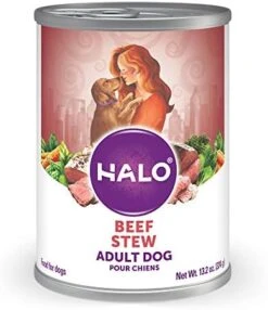Halo Adult Wet Dog Food, Variety Pack, 13.2oz Can (Pack Of 6) -Zoomie Shop 419luyrrL. AC