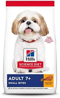 Hill's Science Diet Adult 7+ Small Bites Chicken Meal, Barley & Brown Rice Recipe Dry Dog Food, 15 Lb. Bag 12 Hill's Science Diet Adult 7+ Small Bites Chicken Meal, Barley & Brown Rice Recipe Dry Dog Food, 15 Lb. Bag -Zoomie Shop 41A kg1CDdL. AC 1