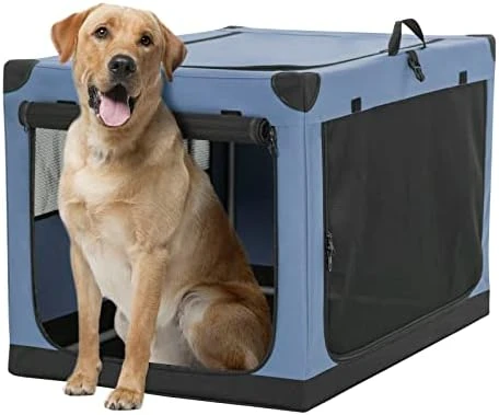 Petsfit Soft Dog Crate With Tilt Angle, 36" L X 24" W X 23" H Fit For Car Seats And Trunks, Multiple Carrying Options, Ideal For Dog Travel 13 Petsfit Soft Dog Crate With Tilt Angle, 36" L X 24" W X 23" H Fit For Car Seats And Trunks, Multiple Carrying Options, Ideal For Dog Travel - Image 13