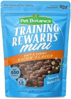 Pet Botanics Training Rewards Treats For Dogs, Made With Real Pork Liver, Focuses, Motivates, Rewards, Speeds Up Learning Curve, No BHA, BHT, Ethoxyquin, Bacon, 20 Oz (1 Pack) -Zoomie Shop 41A6Br3sVyL. AC