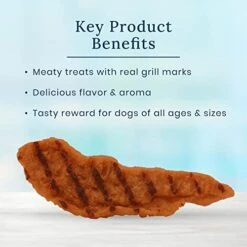 Blue Buffalo True Chews Premium Grillers Natural Dog Treats, Steak 30 Oz Bag -Zoomie Shop 41AAktuzVWL