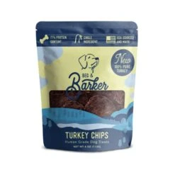 Beg & Barker Whole Turkey Chip For Dogs (4 Oz, Pack Of 1) - Dog Training Treats - Natural Dog Treats Made In The USA - Grain Free, Diabetic-Friendly, High Protein, Sugar-Free (Turkey Dog Crisp)