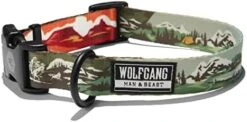 Wolfgang Premium Adjustable Dog Training Collar, Made In USA, Quetzal Print, Large (1 Inch X 18-26 Inch) -Zoomie Shop 41B32JYjuHL. AC