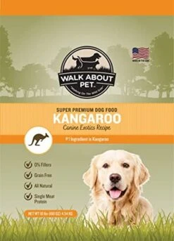 Walk About Pet, WA10038, Super Premium Canine Exotics Dog Food, Dry Alkaline Kibble, Vegan Recipe, Grain-Free, Gluten-Free, Single Source Protein, 25-Pound Bag 15 Walk About Pet, WA10038, Super Premium Canine Exotics Dog Food, Dry Alkaline Kibble, Vegan Recipe, Grain-Free, Gluten-Free, Single Source Protein, 25-Pound Bag -Zoomie Shop 41BEcY tMoL. AC 1