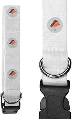 Large 'Sashimi Sushi Illustration Japan Food Cuisine' Dog Collar (PR00039278) -Zoomie Shop 41BHhn2I49L. AC