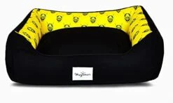 HugSmart Pet Dog Bed, Rectangle Reversible Lounge Bed For Large Dogs，Machine Washable Bed With Removeable Cover And Tough Lining (Tide, Small) -Zoomie Shop 41BpezhbBqS. AC