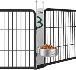 FXW Anti-tip Feeding Station With 32oz Dog Bowl, Use With Dog Playpen, Fits 24'' Height Of Fence│Patent Pending 14 FXW Anti-tip Feeding Station With 32oz Dog Bowl, Use With Dog Playpen, Fits 24'' Height Of Fence│Patent Pending -Zoomie Shop 41Bv6tmKMCL. AC