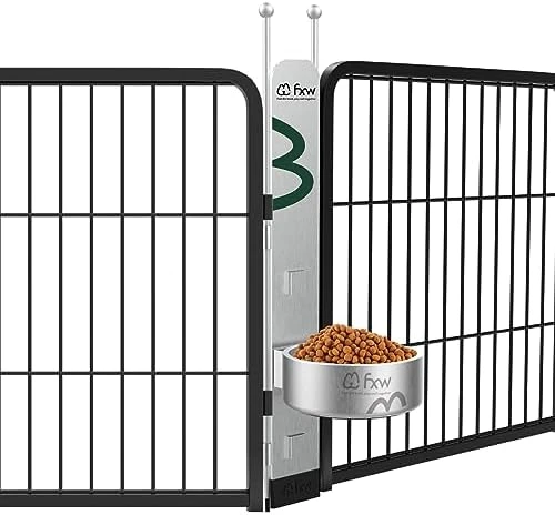 FXW Anti-tip Feeding Station With 32oz Dog Bowl, Use With Dog Playpen, Fits 24'' Height Of Fence│Patent Pending 6 FXW Anti-tip Feeding Station With 32oz Dog Bowl, Use With Dog Playpen, Fits 24'' Height Of Fence│Patent Pending - Image 6