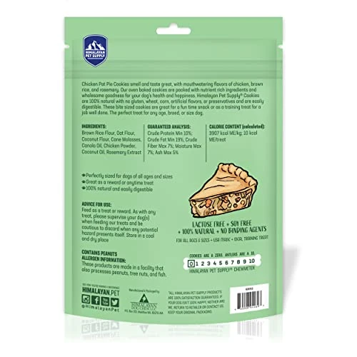 Chicken Pot Pie Cookies|Lactose Free - Soy Free - Gluten Free - Wheat Free | USA Made | For All Breeds | 14 Oz Of All Natural, Baked, Crunchy Goodness 4 Chicken Pot Pie Cookies|Lactose Free - Soy Free - Gluten Free - Wheat Free | USA Made | For All Breeds | 14 Oz Of All Natural, Baked, Crunchy Goodness - Image 4
