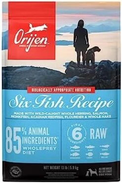 ORIJEN Original Dry Dog Food, Grain Free Dog Food For All Life Stages, Fresh Or Raw Ingredients, 4.5 Lb -Zoomie Shop 41CdzFYnArL. AC