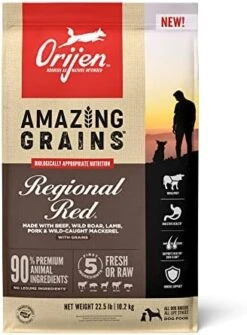 ORIJEN Original Dry Dog Food, Grain Free Dog Food For All Life Stages, Fresh Or Raw Ingredients, 4.5 Lb -Zoomie Shop 41DIMULfi7L. AC