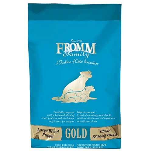Fromm Large Breed Puppy Gold Premium Dry Dog Food - Dry Puppy Food For Large Breeds - Chicken Recipe - 30 Lb 1 Fromm Large Breed Puppy Gold Premium Dry Dog Food - Dry Puppy Food For Large Breeds - Chicken Recipe - 30 Lb