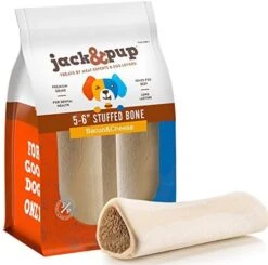 Jack&Pup Filled Dog Bones For Aggressive Chewers, 5 To 6" Dog Chew Treats Dog Bone. (Flavors: Peanut Butter, Bacon & Cheese, Bully Sticks). All Natural Dog Bones (Bully Stick) 16 Jack&Pup Filled Dog Bones For Aggressive Chewers, 5 To 6" Dog Chew Treats Dog Bone. (Flavors: Peanut Butter, Bacon & Cheese, Bully Sticks). All Natural Dog Bones (Bully Stick) -Zoomie Shop 41EV1SSpO3L. AC