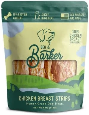 Beg & Barker Chicken Jerky For Dogs (10 Oz, Pack Of 1) - Dog Training Treats - Natural Dog Treats Made In The USA - Grain Free, Diabetic-Friendly, High Protein, Sugar-Free (Chicken Dog Jerky) 5 Beg & Barker Chicken Jerky For Dogs (10 Oz, Pack Of 1) - Dog Training Treats - Natural Dog Treats Made In The USA - Grain Free, Diabetic-Friendly, High Protein, Sugar-Free (Chicken Dog Jerky) - Image 5