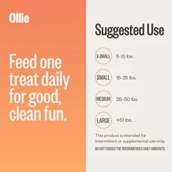 Ollie Dental Chews For Dogs Large- Dog Breath Treats - Dog Teeth Cleaning Treat - Dental Sticks For Dogs - Fresh Breath For Dogs - Dog Dental Chews - Dog Dental Care - 12 Oz. -Zoomie Shop 41F37NwLPhL