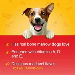 PEDIGREE MARROBONE Dog Treats Real Beef Flavor Crunchy Dog Biscuit, 6 Lb. Pack -Zoomie Shop 41FBLpYojIL