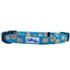 CUTIE TIES Dog Collar Breakfast Club – Durable Nylon Material - Premium Quality Collars For Dogs - Cute Dog Collars In Three Sizes (Breakfast Club, Medium (13" - 20"))