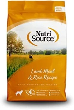 NutriSource Adult Dog Food, Made With Lamb & Rice, With Wholesome Grains, 15LB, Dry Dog Food 16 NutriSource Adult Dog Food, Made With Lamb & Rice, With Wholesome Grains, 15LB, Dry Dog Food -Zoomie Shop 41FT6pr WaL. AC