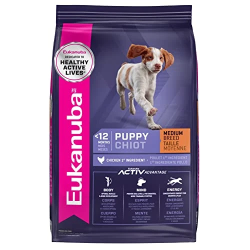Eukanuba Puppy Medium Breed Dry Dog Food, 5 Lb 1 Eukanuba Puppy Medium Breed Dry Dog Food, 5 Lb