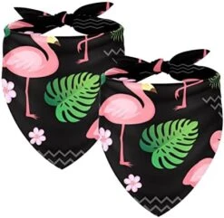 2 Pack Adjustable Dog Bandana,Soft Washable Triangle Bib Hello Summer Cute Food Ice Cream Pineapple Kerchief Scarfs For Small Medium Large Dogs And Cats -Zoomie Shop 41FtrZw9CwL. AC