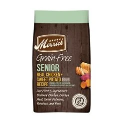 Merrick Senior Dry Dog Food With Real Meat 4 Pound (Pack Of 1)