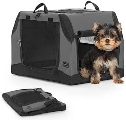 Petsfit Soft Dog Crate With Tilt Angle, 36" L X 24" W X 23" H Fit For Car Seats And Trunks, Multiple Carrying Options, Ideal For Dog Travel 24 Petsfit Soft Dog Crate With Tilt Angle, 36" L X 24" W X 23" H Fit For Car Seats And Trunks, Multiple Carrying Options, Ideal For Dog Travel -Zoomie Shop 41G05DcpVPL. AC