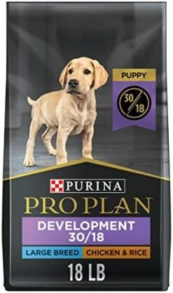 Purina Pro Plan Puppy Large Breed Sport Development 30/18 High Protein Puppy Food - 18 Lb. Bag -Zoomie Shop 41GeMipfNCL. AC