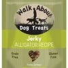 Walk About Pet, WA10016, Dog Jerky Treats, Grain-Free, Gluten-Free, Single Source Protein, Alligator Recipe, Resealable Pouch, 5.5 Ounces