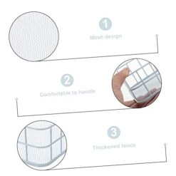 BCOATH 1pc Hamster Bed Blue Tinsel Little Critters Pantry Storage Baskets Small Pet Cooling Plate Wooden Cooling Board Pet Sleeping Terrace Hamster Iron Terrace Pet Summer House Iron -Zoomie Shop 41Go7CGCiLL