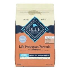 Blue Buffalo Life Protection Formula Natural Puppy Large Breed Dry Dog Food, Chicken And Brown Rice 15-lb