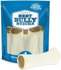 Best Bully Sticks 5 To 6 Inch Variety Pack Stuffed Shin Bones - USA Baked & Packed Shin Bones For Dogs - Highly Digestible Fillings, Long Lasting And Refillable - 3 Pack -Zoomie Shop 41H K80HuL. AC