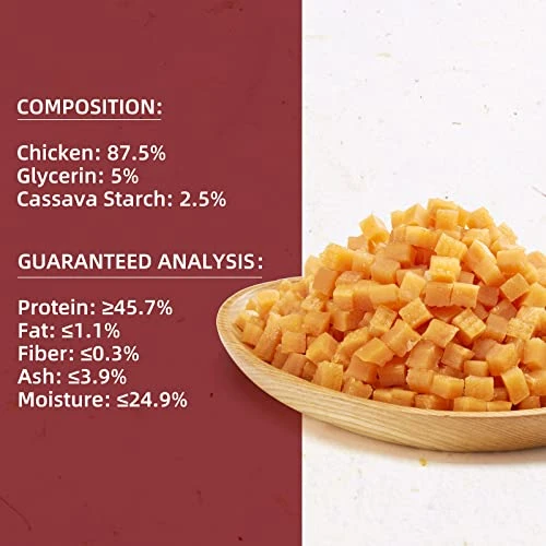 Jungle Calling Soft Chicken Treats For Dog And Cat, Natural Grain Free Chewy Food Snacks For Training Rewards For Small Dogs, High Protein, 10.6 Oz 3 Jungle Calling Soft Chicken Treats For Dog And Cat, Natural Grain Free Chewy Food Snacks For Training Rewards For Small Dogs, High Protein, 10.6 Oz - Image 3