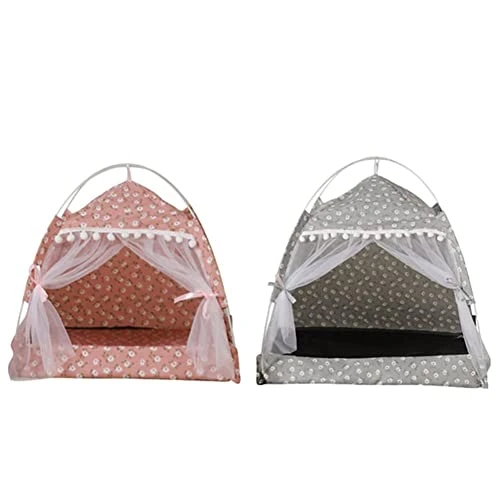 LEFEDA Pet Bed Pet Tent Bed For Cat House Cozy Pet Products Accessories Nest Comfy Calming Cat Beds For Small Dogs Tent Hammock Pets Supplies (Color : Q) 5 LEFEDA Pet Bed Pet Tent Bed For Cat House Cozy Pet Products Accessories Nest Comfy Calming Cat Beds For Small Dogs Tent Hammock Pets Supplies (Color : Q) - Image 5