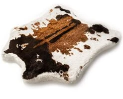 PAW BRANDS Puprug Faux Cowhide Memory Foam Orthopedic Dog Bed, Premium Memory Foam Base With Ultra-Soft Faux Fur Cover, Water-Resistant Liner, Easy To Clean (Brown And White) 7 PAW BRANDS Puprug Faux Cowhide Memory Foam Orthopedic Dog Bed, Premium Memory Foam Base With Ultra-Soft Faux Fur Cover, Water-Resistant Liner, Easy To Clean (Brown And White) -Zoomie Shop 41Ha0h5sCAL