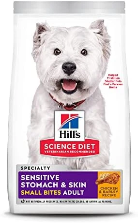 Hill's Science Diet Adult Sensitive Stomach And Skin, Small Bites Dry Dog Food, Chicken & Barley Recipe, 30 Lb. Bag 7 Hill's Science Diet Adult Sensitive Stomach And Skin, Small Bites Dry Dog Food, Chicken & Barley Recipe, 30 Lb. Bag - Image 7