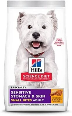 Hill's Science Diet Adult Sensitive Stomach And Skin, Small Bites Dry Dog Food, Chicken & Barley Recipe, 30 Lb. Bag 11 Hill's Science Diet Adult Sensitive Stomach And Skin, Small Bites Dry Dog Food, Chicken & Barley Recipe, 30 Lb. Bag -Zoomie Shop 41HmygaoxL. AC