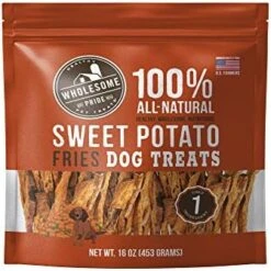 Wholesome Pride Sweet Potato Fries Dog Treats, Dehydrated, Made In The USA, Grain Free, Healthy Dog Chews, 16 Oz 23 Wholesome Pride Sweet Potato Fries Dog Treats, Dehydrated, Made In The USA, Grain Free, Healthy Dog Chews, 16 Oz -Zoomie Shop 41HzsMROlJL. AC 1