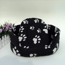 SENERY Black Color Pet Mat Dirt-Resistant Printed Palm Puppy Dog Mat Dog House Animal Care Luxury Pet Dog Bed 17 SENERY Black Color Pet Mat Dirt-Resistant Printed Palm Puppy Dog Mat Dog House Animal Care Luxury Pet Dog Bed -Zoomie Shop 41I5kgonFeL. AC