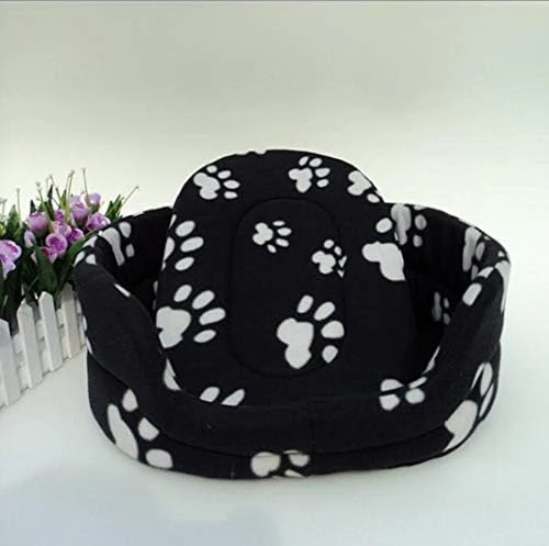 SENERY Black Color Pet Mat Dirt-Resistant Printed Palm Puppy Dog Mat Dog House Animal Care Luxury Pet Dog Bed 9 SENERY Black Color Pet Mat Dirt-Resistant Printed Palm Puppy Dog Mat Dog House Animal Care Luxury Pet Dog Bed - Image 9