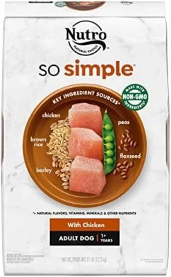 NUTRO SO Simple With Chicken Adult Dog Food, 4.5 Lb. -Zoomie Shop 41INCagSaML. AC