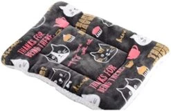 SENERY Bone Fish Deer Design Pattern Pet Blanket Thick Soft Flannel Carpet Cute Cat Dog Puppy Mat -Zoomie Shop 41Imd1woJKL. AC