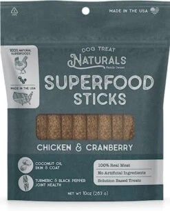 Dog Treat Naturals Sweet Potato & Quinoa Vegan Superfood Sticks For Dogs | All-Natural Premium Training Dog Treats | Contains Turmeric For Joint Health | Made In USA | 10 Ounces -Zoomie Shop 41JUuCnkz2L. AC